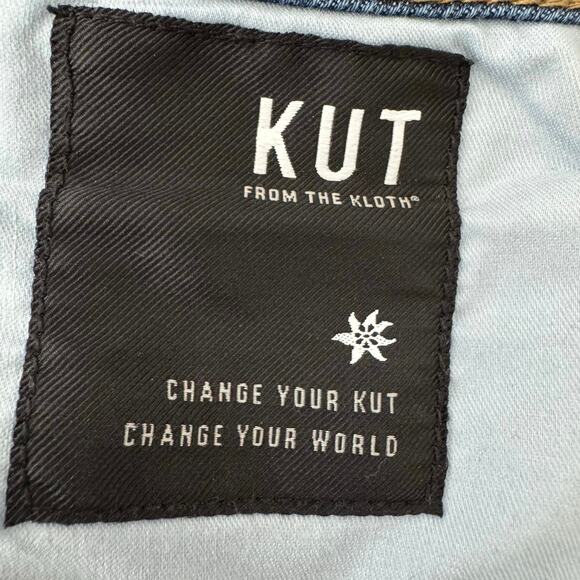 Kut From Kloth Jeans Catherine Fab Ab High Rise Womens 16 Dark Wash Boyfriend - Picture 12 of 13